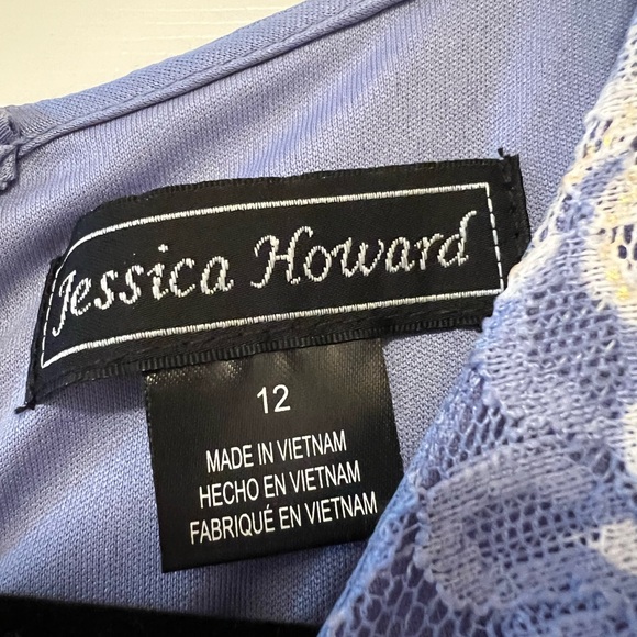 Jessica Howard Lace (lined) Dress Size 12. Fit and Flare NWT - Picture 4 of 10